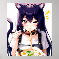 Ramen Romp: Anime Cat Girl's Noodle Nirvana