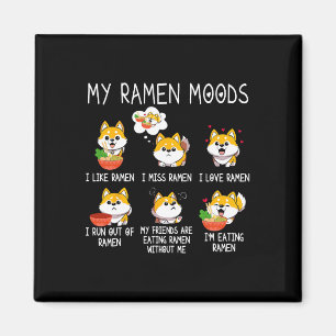 Ramen Shiba Inu Dog Lover Japanese Noodles For Men Magnet