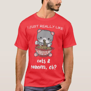 Ramen Shirt Cats and Ramen Cat Lover Japanese Rame