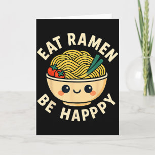 Ramen Shirts Kawaii Style Funny Japanese Anime Gra Card