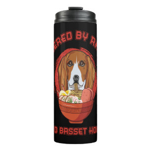 Ramen Sushi Basset Hound Dog T-Shirt Thermal Tumbler