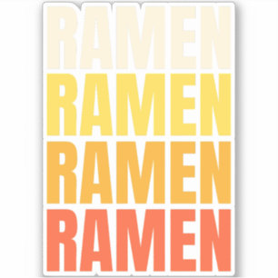 Ramen text design