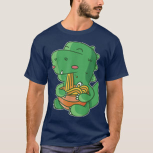 Ramen Trex Tshirt Kawaii Anime Tee Japanese Dinos