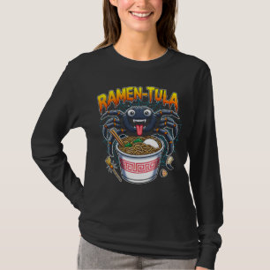 Ramen-Tula Spider Design with Ramen Bowl T-Shirt