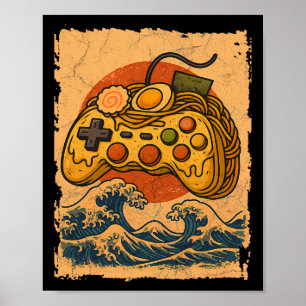 Ramen Video Game Controller  Poster