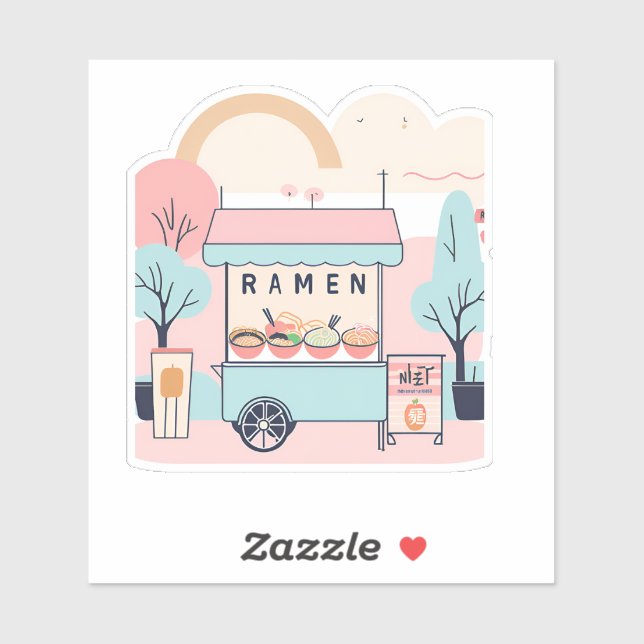 Ramen wagon in the park (Sheet)