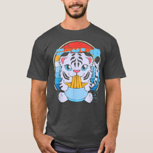 RamenTigerKawaii Anime Japanese 973 T-Shirt
