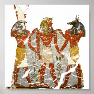 Ramesses,horus,anubus Poster