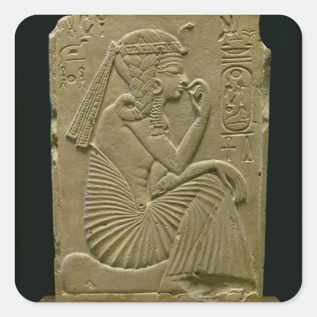 Ramesses II (1279-1213 BC) as a child, New Kingdom Square Sticker (Front)