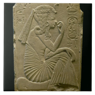 Ramesses II (1279-1213 BC) as a child, New Kingdom Tile