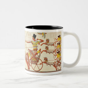 Ramesses II (1279-13 BC) at the Battle of Kadesh, Two-Tone Coffee Mug