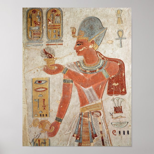 Ramesses III  in battle dress Poster (Front)