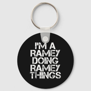 Ramey Funny Surname Family Tree Birthday Reunion G Key Ring