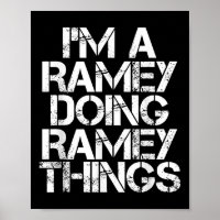 Ramey Funny Surname Family Tree Birthday Reunion G