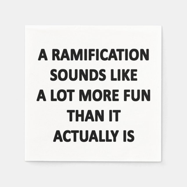 Ramification Napkin (Front)