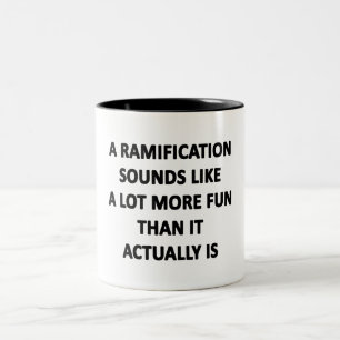 Ramification Two-Tone Coffee Mug