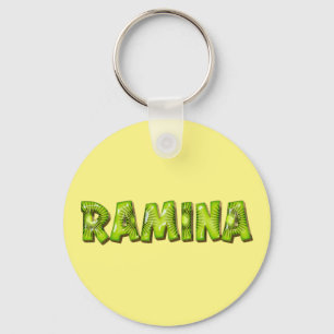 Ramina Name Kiwi Design Keychain