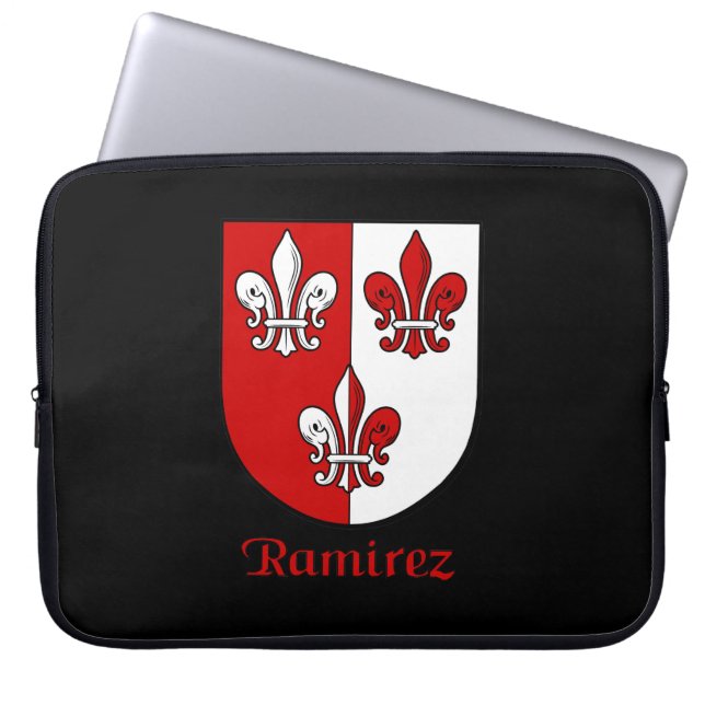 Ramirez Family Shield Electronics Bag (Front)