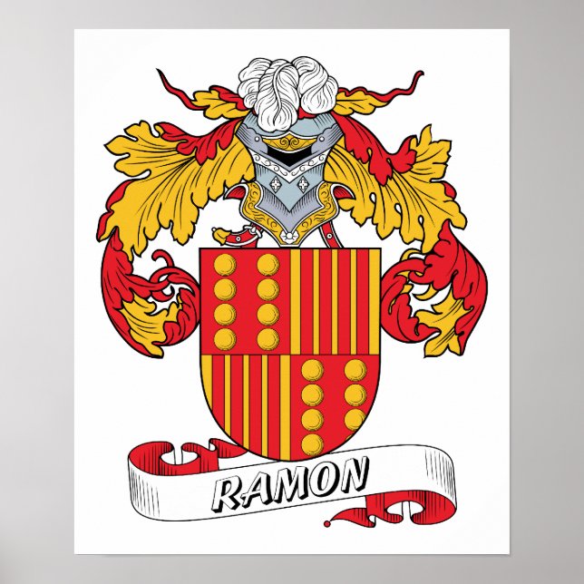 Ramon Family Crest Poster (Front)