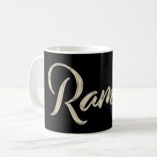 Ramon Name whitegold Tasse Teetasse Kaffeetasse Coffee Mug