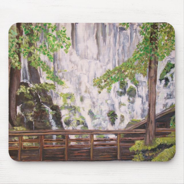 Ramona Falls on Mount Hood - Mousepad (Front)