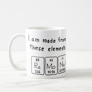 Ramona periodic table name mug