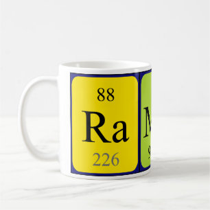 Ramona periodic table name mug