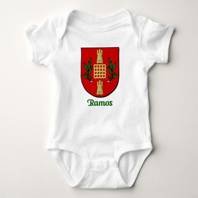 Ramos Family Shield Baby Bodysuit (Front)