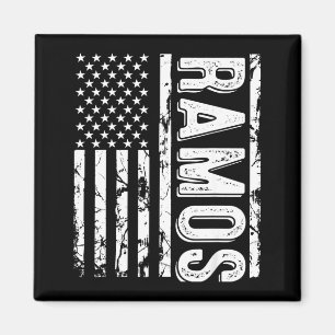 Ramos Last Name Funny Surname Team Ramos Family Magnet
