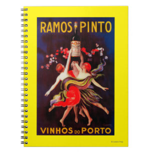 Ramos Pinto Vintage PosterEurope Notebook