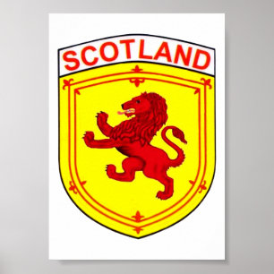 Rampant lion / Scotland's flag Poster