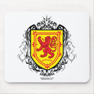 Rampant Lion Tribal Mouse Pad