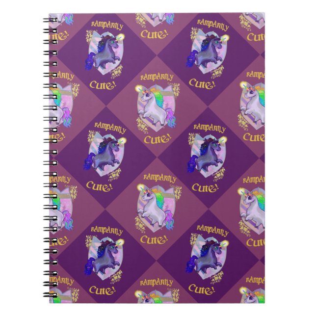 Rampantly Cute Unicorn Notebook (Front)