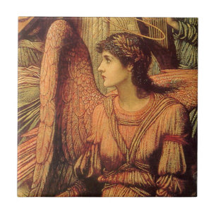 Ramparts of God's House, Angel by John Strudwick Ceramic Tile