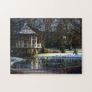 Rams Woerthe Tea House 11x14 252pc jpcna Jigsaw Puzzle