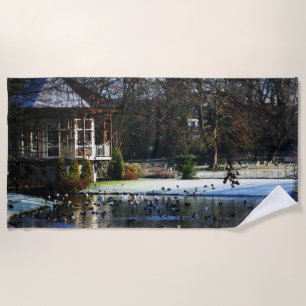 Rams Woerthe Tea House btcnm Beach Towel