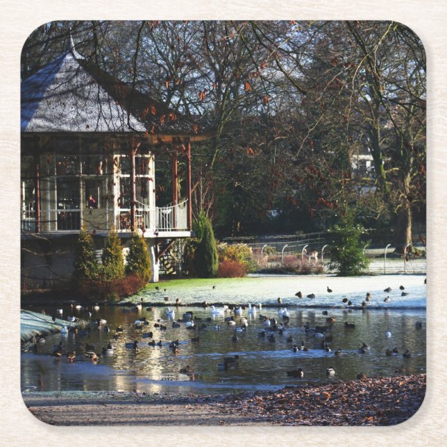 Rams Woerthe Tea House coastercnm Square Paper Coaster (Front)
