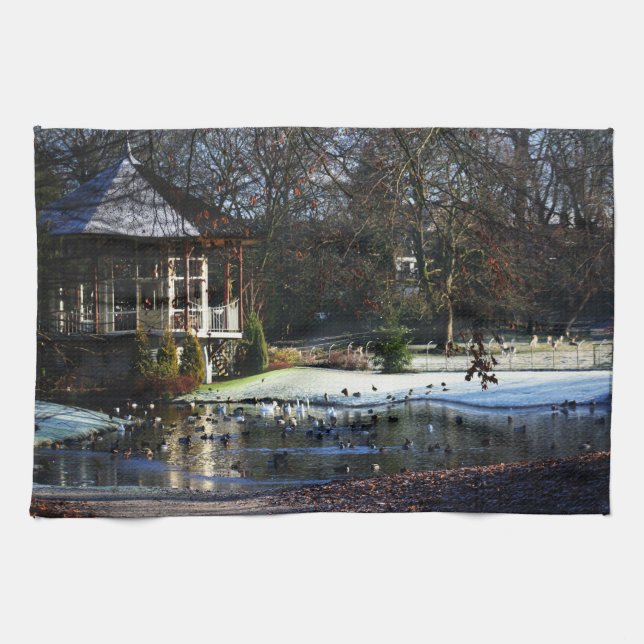 Rams Woerthe Tea House ktcna Tea Towel (Horizontal)