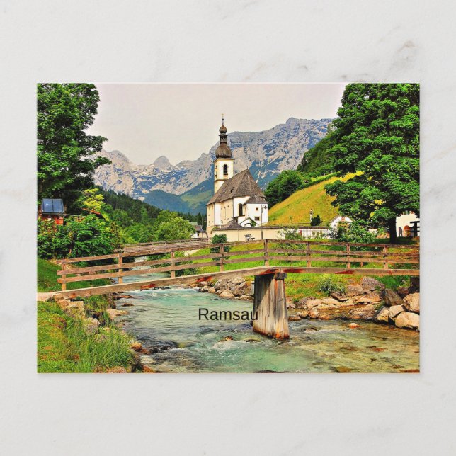 Ramsau, Bavarian Alps Postcard (Front)