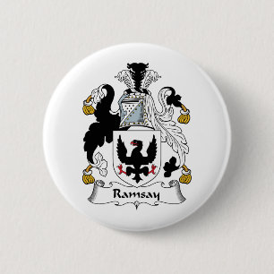 Ramsay Family Crest 6 Cm Round Badge