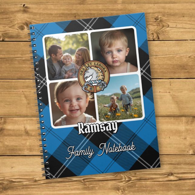 Ramsay Family Photo Collage Notebook (Creator Uploaded)