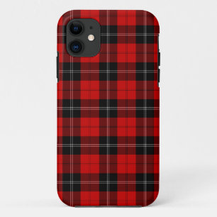 Ramsay tartan red black plaid iPhone 11 case