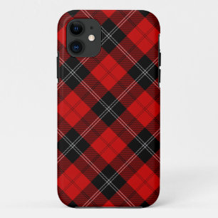 Ramsay tartan red black plaid iPhone 11 case