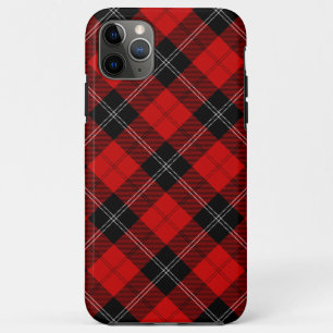 Ramsay tartan red black plaid iPhone 11 pro max case