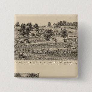 Ramsey, Williams residences 15 Cm Square Badge