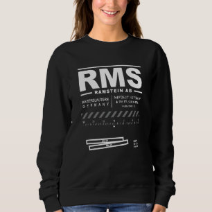 Ramstein Air Base Kaiserslautern Germany Rms Sweatshirt
