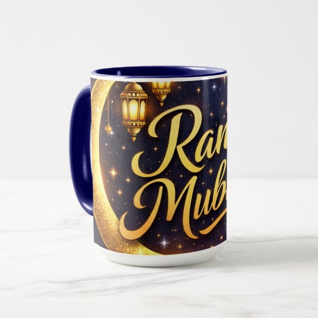 Ramzan Mubarak Festive Mug (Front Left)