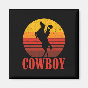 Ranch Cowboy Horseback Riding Rodeo Gift Cowboy Magnet
