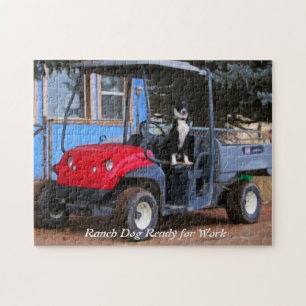 Ranch Dog Ready Jigsaw Puzzle