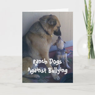 Ranch Dogs Against Bullying - Cowboy Parenting Card